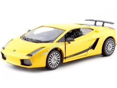 2008 Lamborghini Gallardo Superleggera Yellow 1:24 Motor Max 73346 Cochesdemetal.es