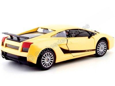 Cochesdemetal.es 2008 Lamborghini Gallardo Superleggera jaune 1:24 Motor Max 73346 2