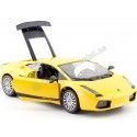 Cochesdemetal.es 2008 Lamborghini Gallardo Superleggera jaune 1:24 Motor Max 73346