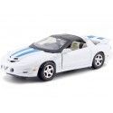Cochesdemetal.es 1999 Pontiac Firebird blanc / bleu 1:24 moteur max 73232