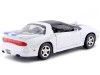 Cochesdemetal.es 1999 Pontiac Firebird blanc / bleu 1:24 moteur max 73232