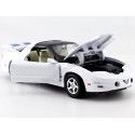 Cochesdemetal.es 1999 Pontiac Firebird blanc / bleu 1:24 moteur max 73232