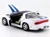 Cochesdemetal.es 1999 Pontiac Firebird blanc / bleu 1:24 moteur max 73232