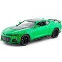 Cochesdemetal.es 2017 Chevrolet Camaro ZL1 Metallic Green 1:24 Motor Max 79351