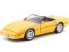 Cochesdemetal.es 1986 Chevrolet Corvette C4 Convertible Yellow 1:24 Motor Max 73298
