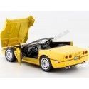 Cochesdemetal.es 1986 Chevrolet Corvette C4 Convertible Yellow 1:24 Motor Max 73298