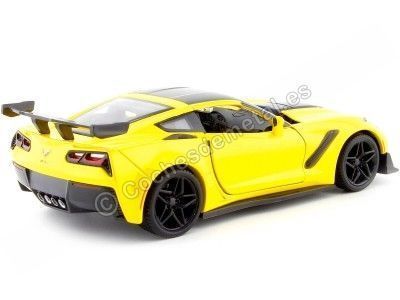 Cochesdemetal.es 2019 Chevrolet Corvette ZR1 Jaune 1:24 Motor Max 79356 2