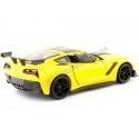 Cochesdemetal.es 2019 Chevrolet Corvette ZR1 Jaune 1:24 Motor Max 79356