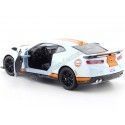 Cochesdemetal.es 2017 Chevrolet Camaro ZL1 "Gulf Edition" Blue / Orange 1:24 Motor Max 79656