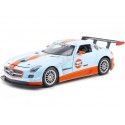 Cochesdemetal.es 2014 Mercedes-Benz SLS AMG GT3 "Gulf Edition" Blue/Orange 1:24 Motor Max 79646