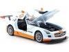 Cochesdemetal.es 2014 Mercedes-Benz SLS AMG GT3 "Gulf Edition" Blue/Orange 1:24 Motor Max 79646
