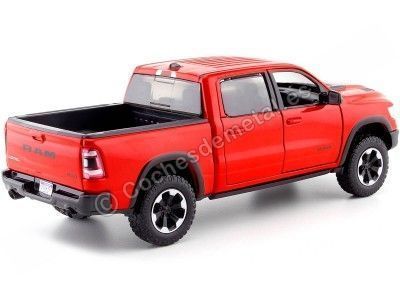 Cochesdemetal.es 2019 Dodge Ram 1500 Crew Cab Rebel Red 1:24 Motor Max 79358 2