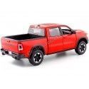 Cochesdemetal.es 2019 Dodge Ram 1500 Crew Cab Rebel Red 1:24 Motor Max 79358