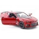 Cochesdemetal.es 2017 Chevrolet Camaro ZL1 vermelho/preto 1:24 MOTOR MAX 79351