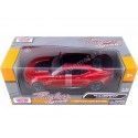 Cochesdemetal.es 2017 Chevrolet Camaro ZL1 vermelho/preto 1:24 MOTOR MAX 79351