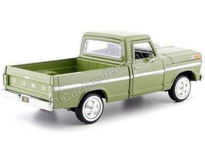 Cochesdemetal.es 1969 Ford F100 Pickup Verde 1:24 Motor MAX 79315 2