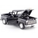 Cochesdemetal.es 1955 Chevrolet 5100 Étape Negro 1:24 Motor Max 73236