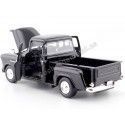 Cochesdemetal.es 1955 Chevrolet 5100 Étape Negro 1:24 Motor Max 73236