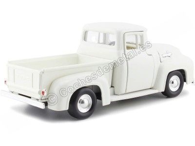 Cochesdemetal.es 1956 Ford F-100 Pickup blanc 1:24 MOTOR MAX 73235 2