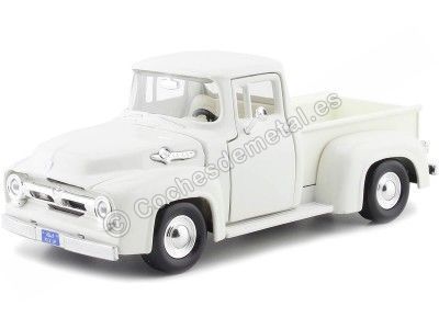 Cochesdemetal.es 1956 Ford F-100 Pickup blanc 1:24 MOTOR MAX 73235