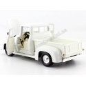 Cochesdemetal.es 1956 Ford F-100 Pickup blanc 1:24 MOTOR MAX 73235