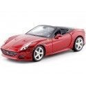 Cochesdemetal.es 2014 Ferrari California T Open Top Rojo Cereza 1:24 Bburago 18-26011
