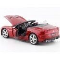 Cochesdemetal.es 2014 Ferrari California T Open Top Rojo Cereza 1:24 Bburago 18-26011