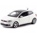 Cochesdemetal.es 2014 Volkswagen Polo GTi Mark 5 Blanco 1:24 Bburago 21059