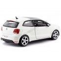 Cochesdemetal.es 2014 Volkswagen Polo GTi Mark 5 Blanco 1:24 Bburago 21059