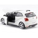 Cochesdemetal.es 2014 Volkswagen Polo GTi Mark 5 Blanco 1:24 Bburago 21059