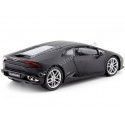 Cochesdemetal.es 2014 Lamborghini Huracan LP610-4 Matte Black 1:24 Welly 24056