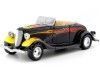 Cochesdemetal.es 1934 Ford Coupe Convertible Hot Rodding Negro con Llamas 1:24 Motor Max 76607