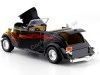 Cochesdemetal.es 1934 Ford Coupe Convertible Hot Rodding Negro con Llamas 1:24 Motor Max 76607