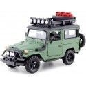 CARSDEMETAL.ES 1974 TOYOTA FJ40 TOP HARD OFF ROAD AVEC VERT PORTABLES 1:24 MOTEUR MAX 79137