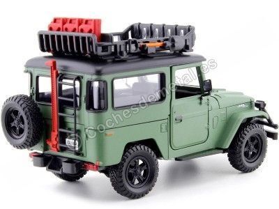 CARSDEMETAL.ES 1974 TOYOTA FJ40 TOP HARD OFF ROAD AVEC VERT PORTABLES 1:24 MOTEUR MAX 79137 2