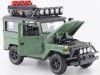 CARSDEMETAL.ES 1974 TOYOTA FJ40 TOP HARD OFF ROAD AVEC VERT PORTABLES 1:24 MOTEUR MAX 79137