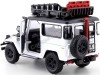 CARSDEMETAL.ES 1974 TOYOTA FJ40 TOP HARD OFF ROAD AVEC PORTURE BLANC 1:24 MOTOR MAX 79137