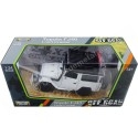 CARSDEMETAL.ES 1974 TOYOTA FJ40 TOP HARD OFF ROAD AVEC PORTURE BLANC 1:24 MOTOR MAX 79137