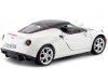 Cochesdemetal.es 2014 Alfa Romeo 4c Satin blanc / noir 1:24 MOTOR MAX 79513