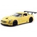 Cochesdemetal.es 2012 Mercedes-Benz SLS AMG GT3 Satin jaune 1:24 MOTOR MAX 79501
