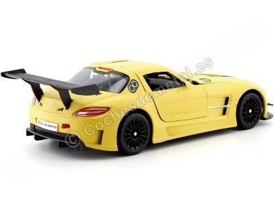Cochesdemetal.es 2012 Mercedes-Benz SLS AMG GT3 Satin jaune 1:24 MOTOR MAX 79501 2