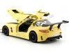 Cochesdemetal.es 2012 Mercedes-Benz SLS AMG GT3 Satin jaune 1:24 MOTOR MAX 79501