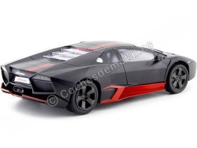Cochesdemetal.es 2012 Lamborghini Reventon Satin Black 1:24 Motor Max 79509 2