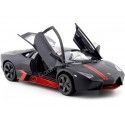 Cochesdememetal.es 2012 Lamborghini Renton Satin Black 1:24 Motor Max 79509