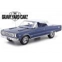 Cochesdemetal.es 1967 Plymouth Belvedere GTX "Graveyard Carz TV Series" Azul 1:18 Greenlight 19059