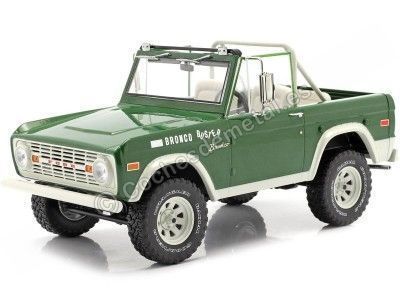 Cochesdemetal.es 1977 Ford Bronco Buster Verde "Smokey et le bandit" 1:18 Greenlight 19084