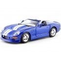 Cochesdemetal.es 1999 Shelby Series One Blue Metallic 1:24 Moreto 31277