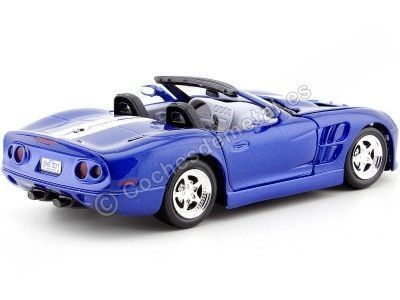 Cochesdemetal.es 1999 Shelby Series One Blue Metallic 1:24 Moreto 31277 2