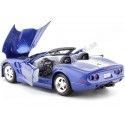 Cochesdemetal.es 1999 Shelby Series One Blue Metallic 1:24 Moreto 31277