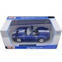 Cochesdemetal.es 1999 Shelby Series One Blue Metallic 1:24 Moreto 31277